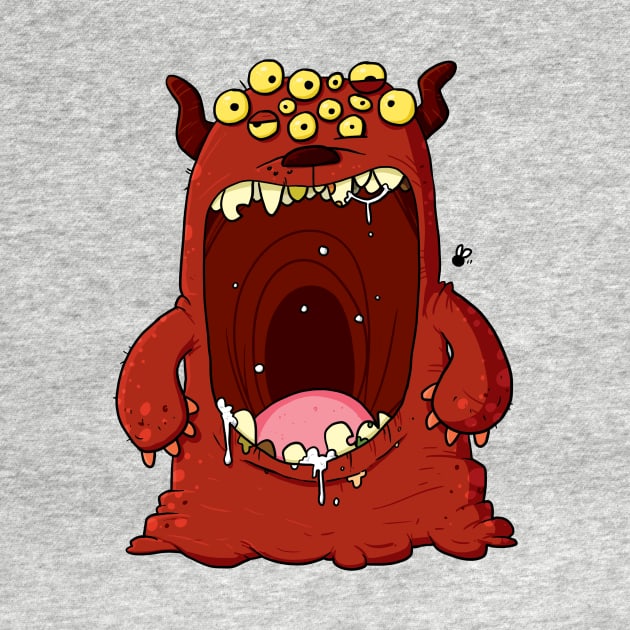 Stinky Bad Breath monster by striffle